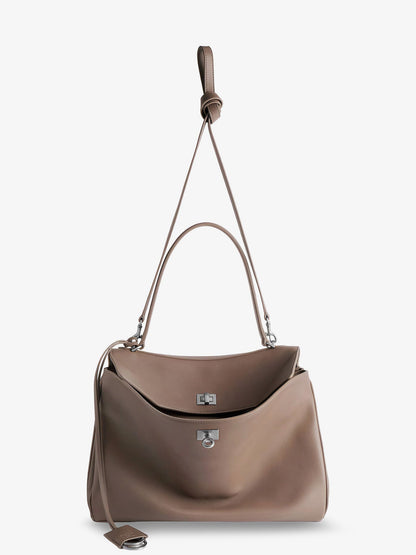 Balenciaga Rodeo Medium leather crossbody bag - Taupe