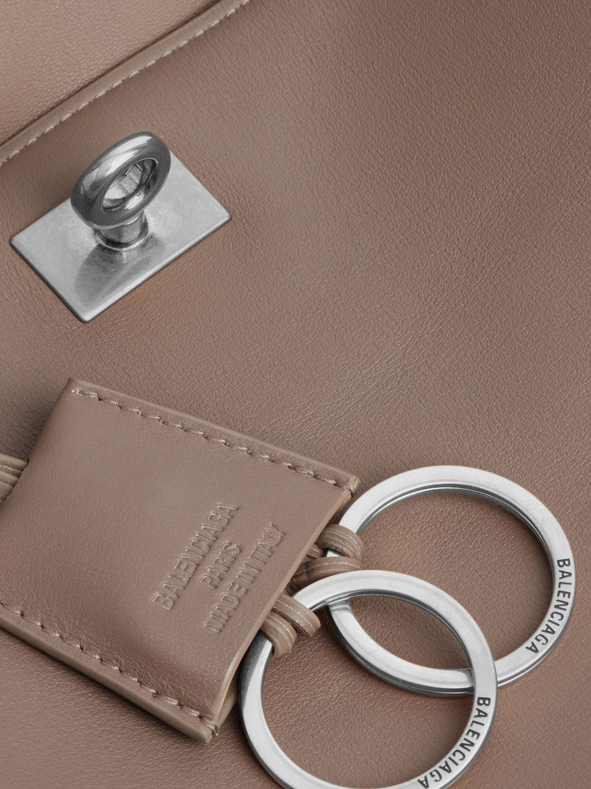 Balenciaga Rodeo Medium leather crossbody bag - Taupe