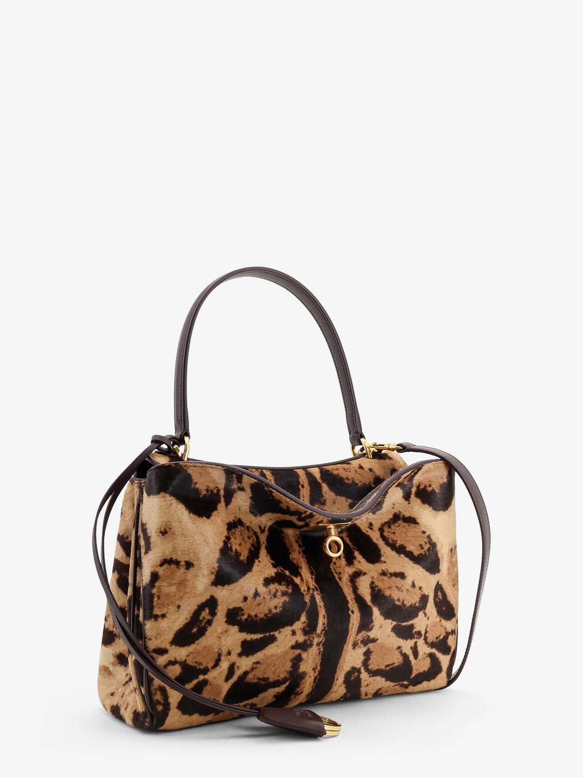 Balenciaga Rodeo Top Handle S pony-skin leather crossbody bag - Naturalmoka