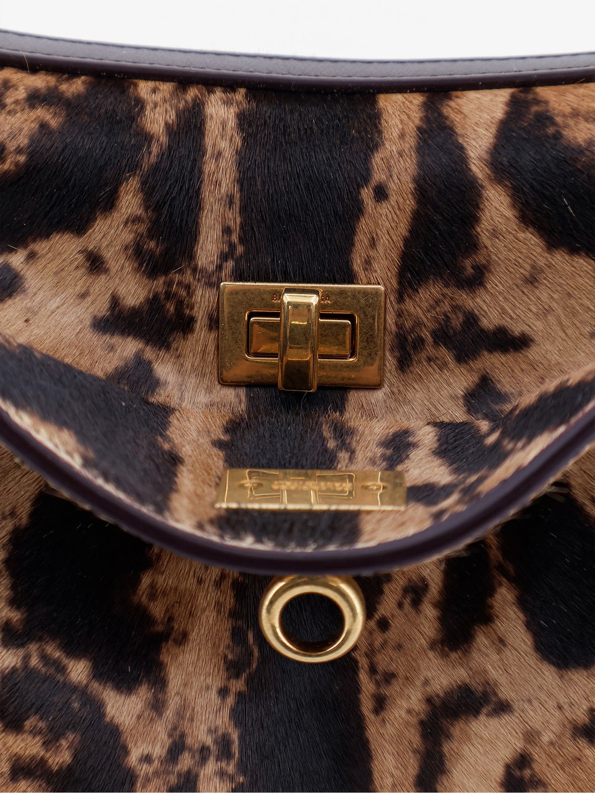 Balenciaga Rodeo Top Handle S pony-skin leather crossbody bag - Naturalmoka