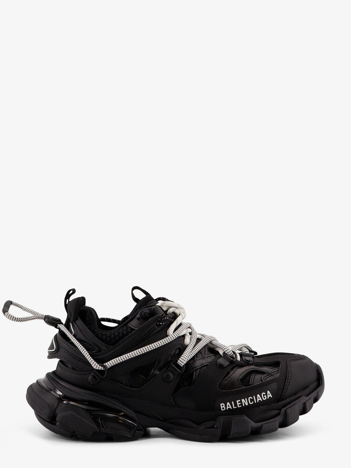 Balenciaga Track mesh sneakers with double laces - Black / White