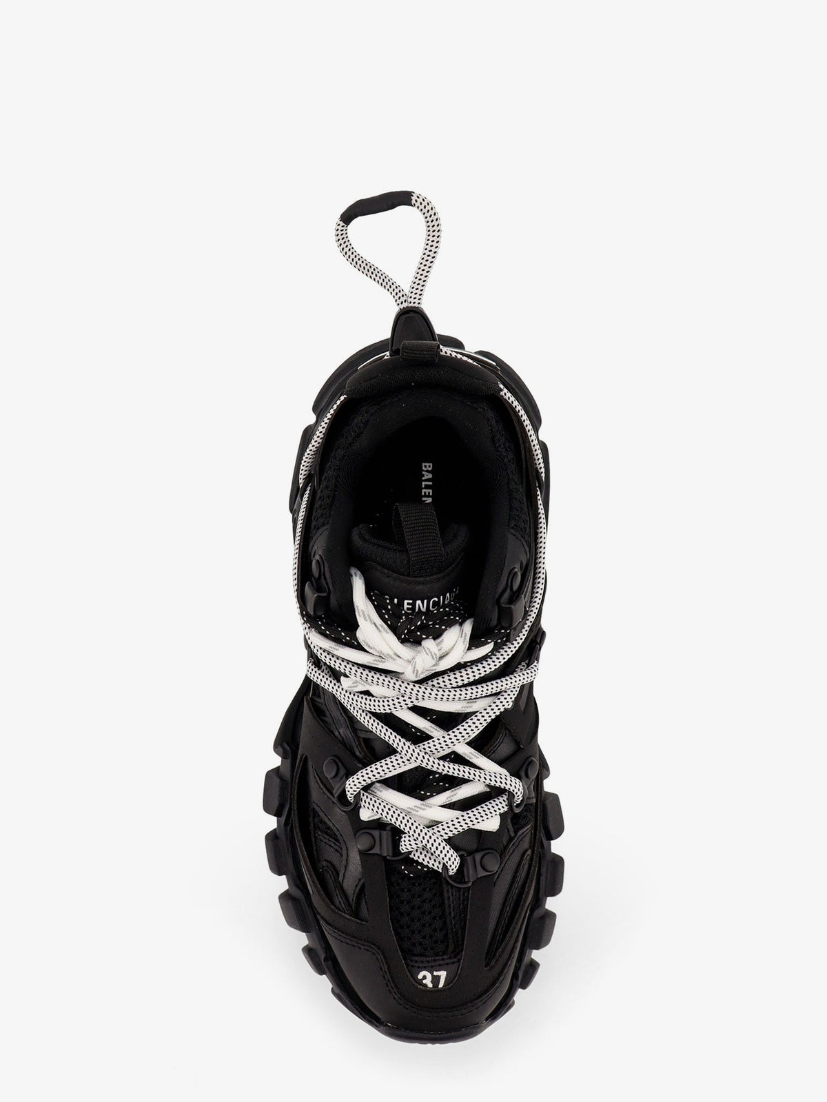 Balenciaga Track mesh sneakers with double laces - Black / White