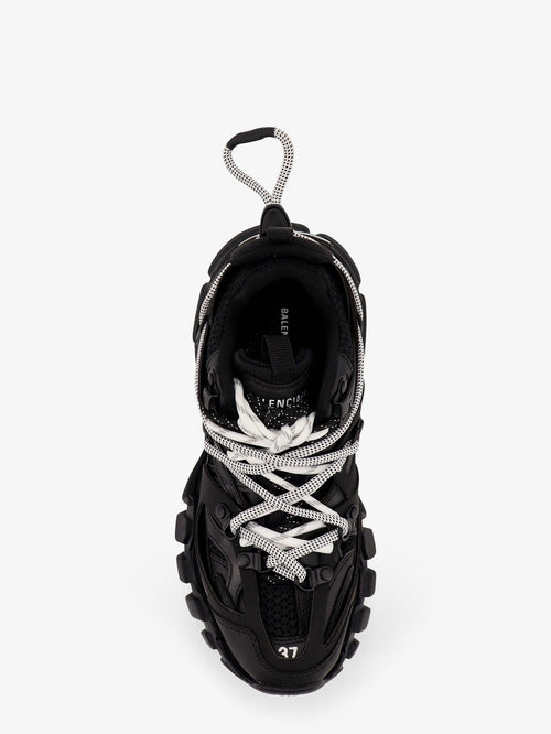 Balenciaga Track mesh sneakers with double laces - Black / White