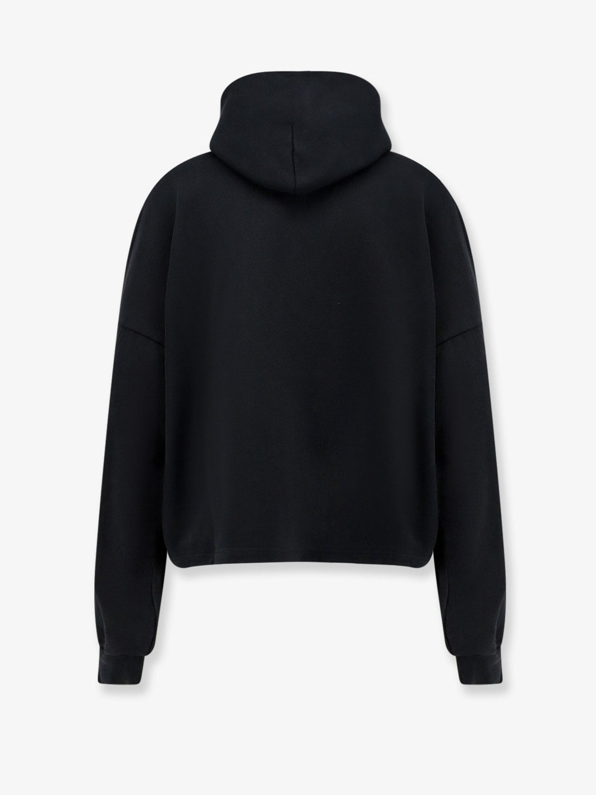 Balenciaga Cropped cotton sweatshirt - Faded Black