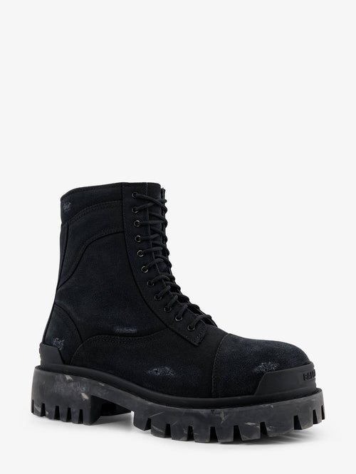 Balenciaga Strike leather boots - Black