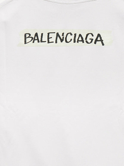 Balenciaga Over Zip-Up Hoodie cotton sweatshirt - Dirty White