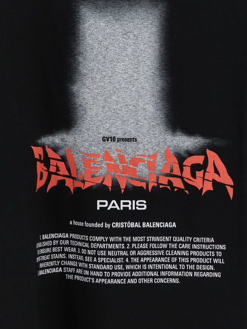 Balenciaga The Door cotton T-shirt - Black