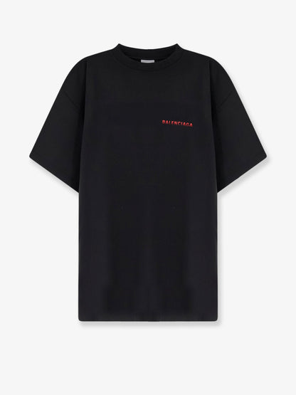 Balenciaga Cotton T-Shirt - Black