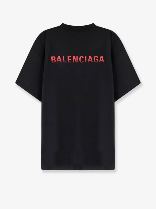 Balenciaga Cotton T-Shirt - Black