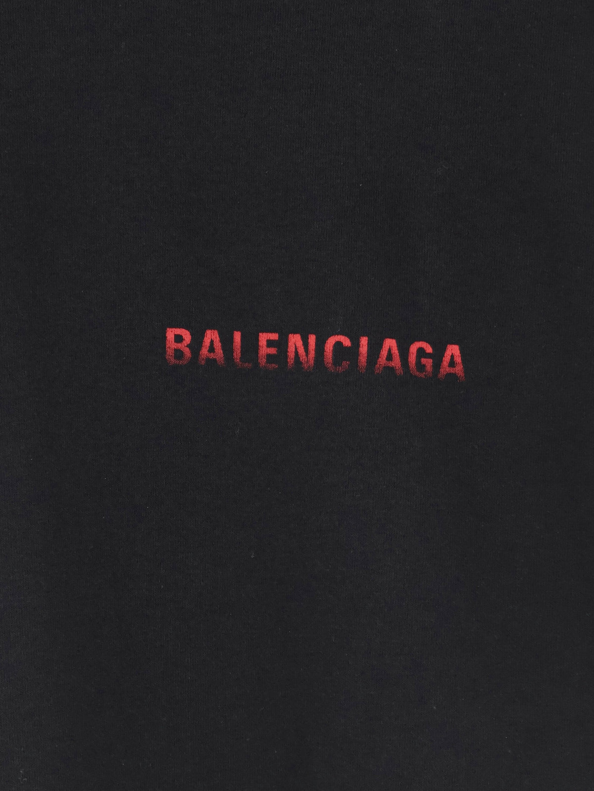 Balenciaga Cotton T-Shirt - Black
