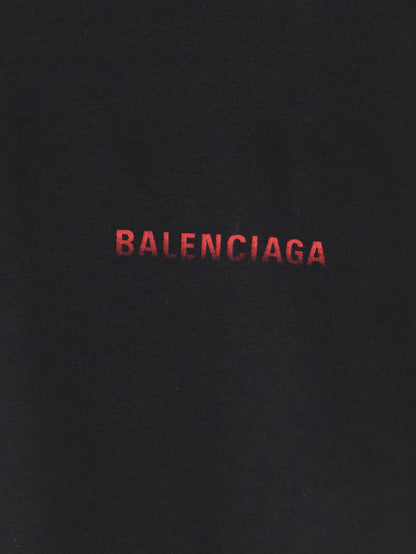 Balenciaga Cotton T-Shirt - Black