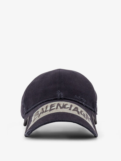 Balenciaga Cotton hat - Faded Washed Black