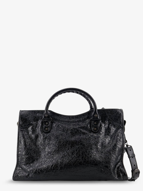 Balenciaga Le City Medium leather handbag - Black