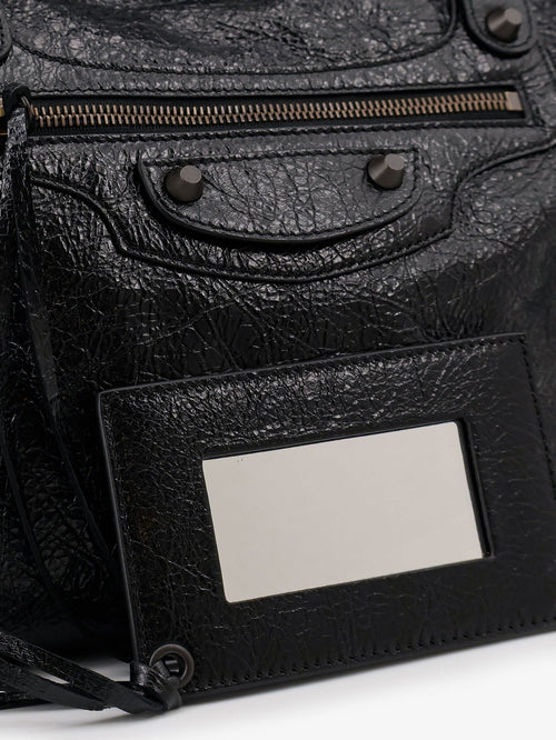 Balenciaga Le City Medium leather handbag - Black