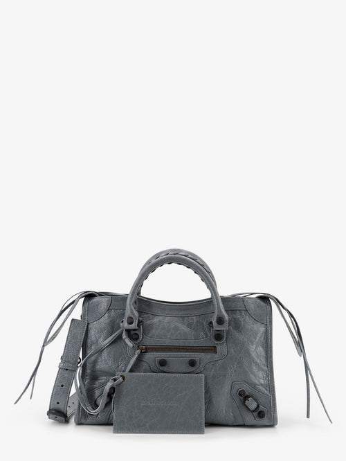 Balenciaga Le City Bag S leather crossbody bag - Bluegrey