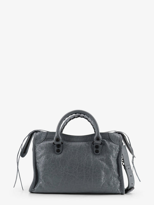 Balenciaga Le City Bag S leather crossbody bag - Bluegrey