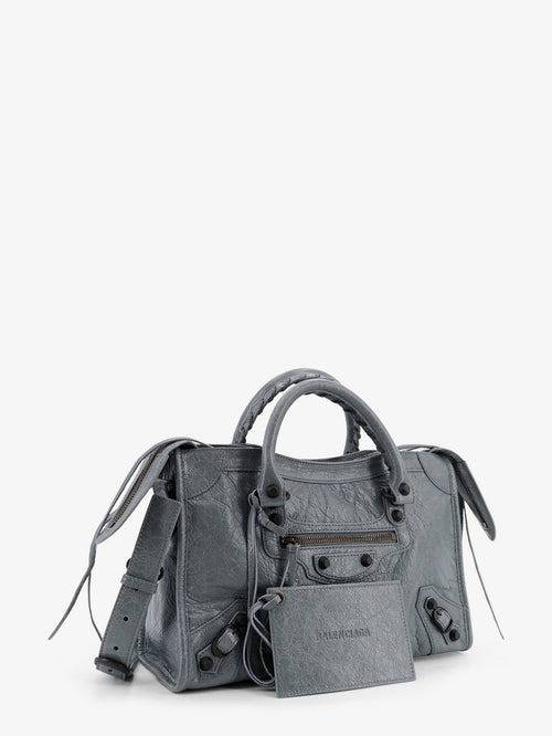 Balenciaga Le City Bag S leather crossbody bag - Bluegrey