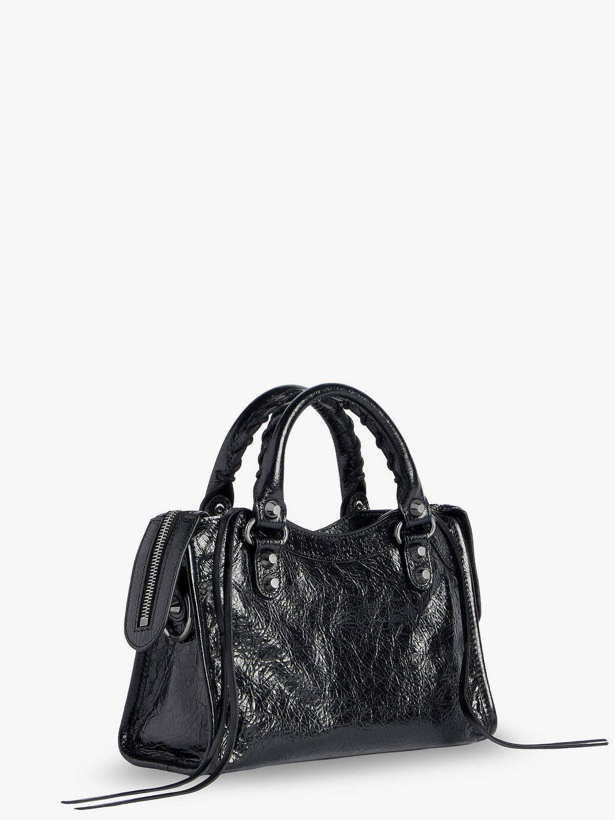 Balenciaga Le City Mini Arena Leather handbag - Black