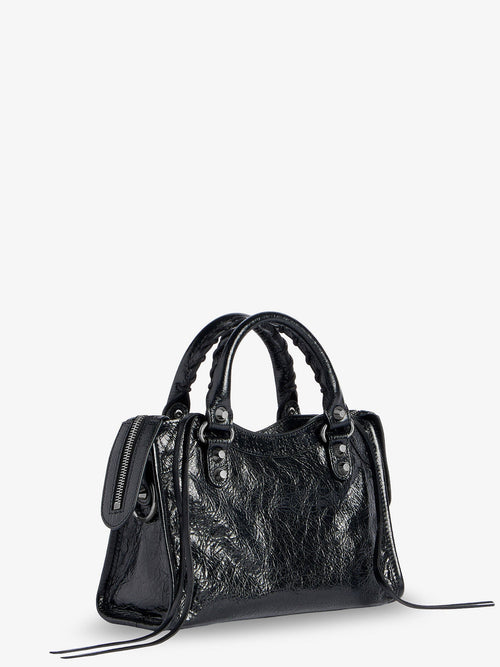 Balenciaga Le City Mini Arena Leather handbag - Black
