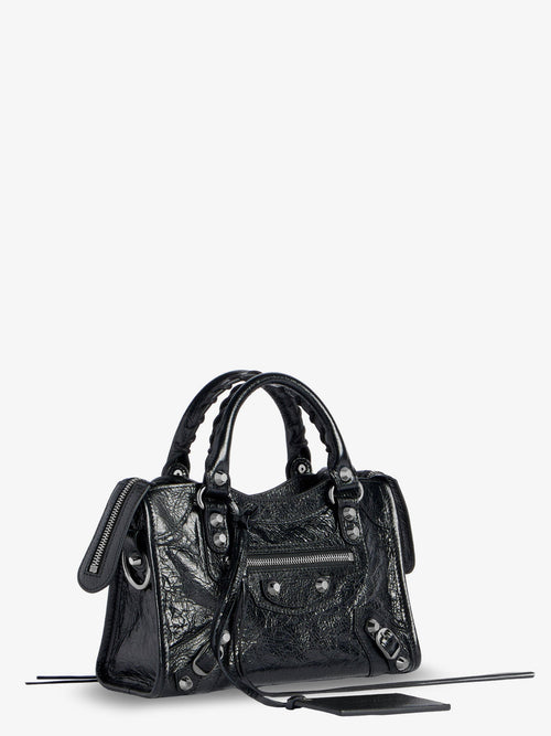 Balenciaga Le City Mini Arena Leather handbag - Black