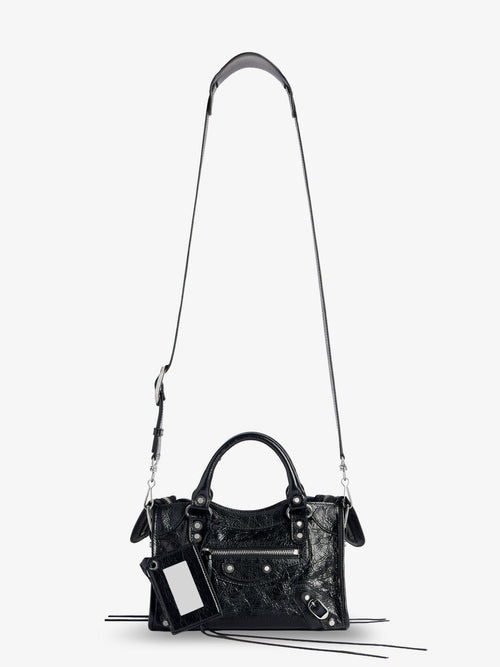 Balenciaga Le City Mini Arena Leather handbag - Black