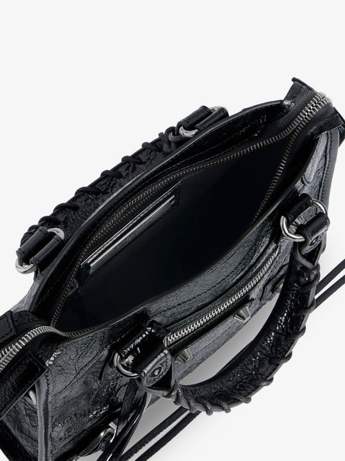 Balenciaga Le City Mini Arena Leather handbag - Black