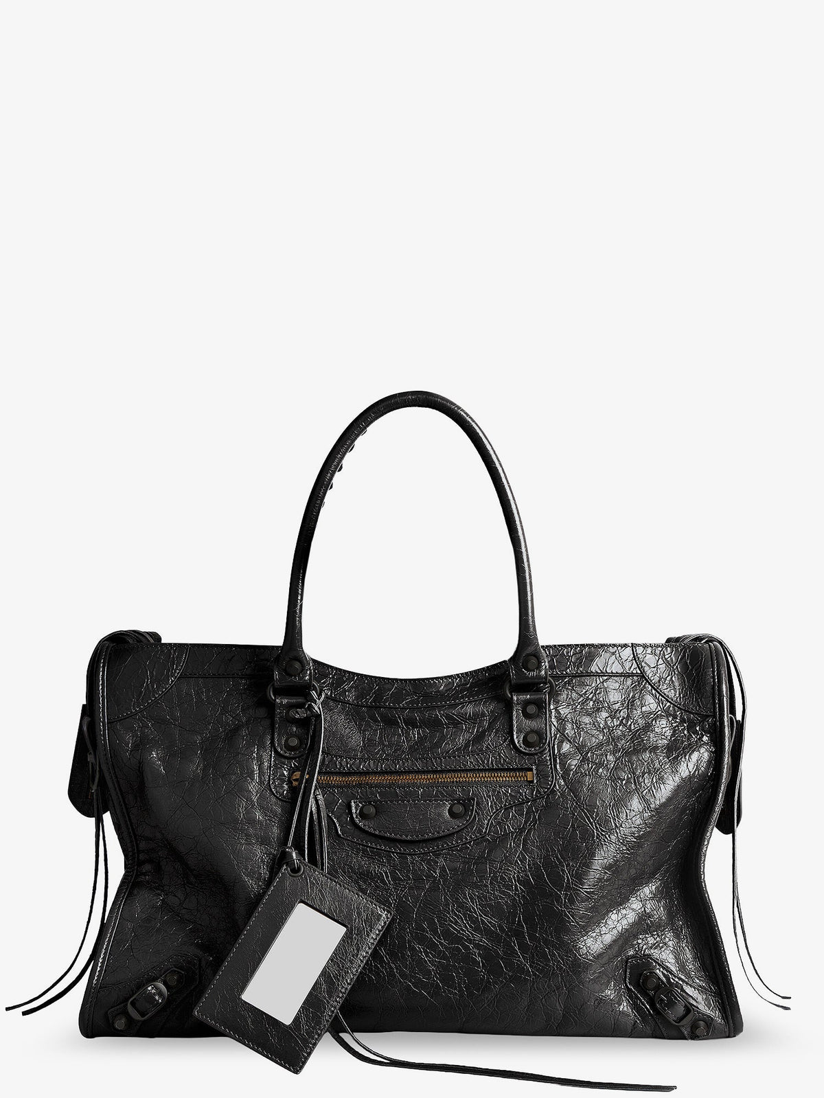 Balenciaga Le City Bag L leather handbag - Black