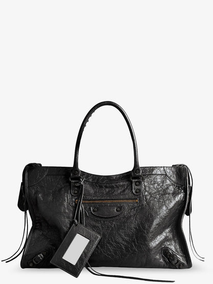 Balenciaga Le City Bag L leather handbag - Black