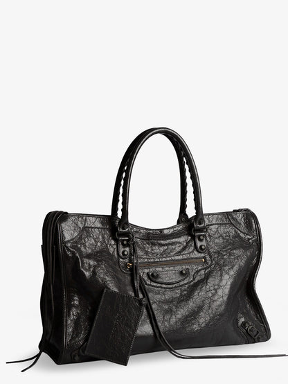 Balenciaga Le City Bag L leather handbag - Black