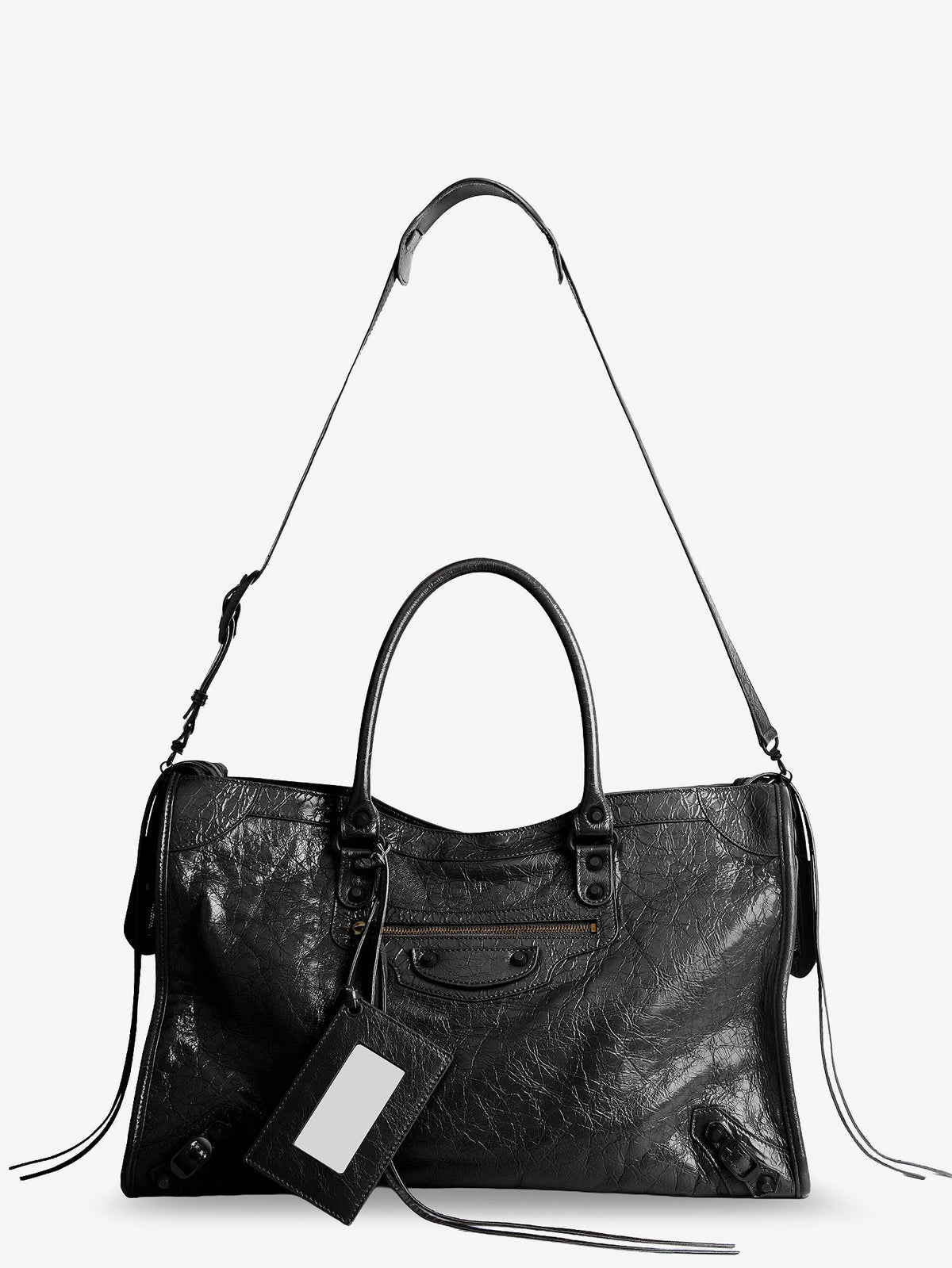 Balenciaga Le City Bag L leather handbag - Black