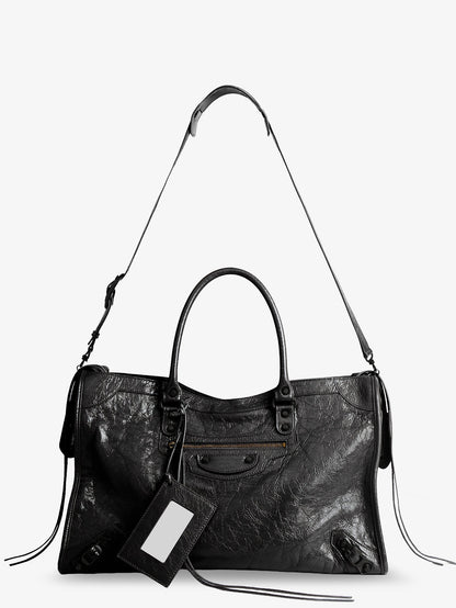 Balenciaga Le City Bag L leather handbag - Black