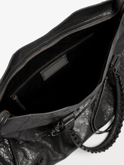 Balenciaga Le City Bag L leather handbag - Black