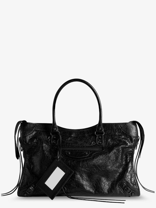 Balenciaga Le City Bag L leather handbag - Black