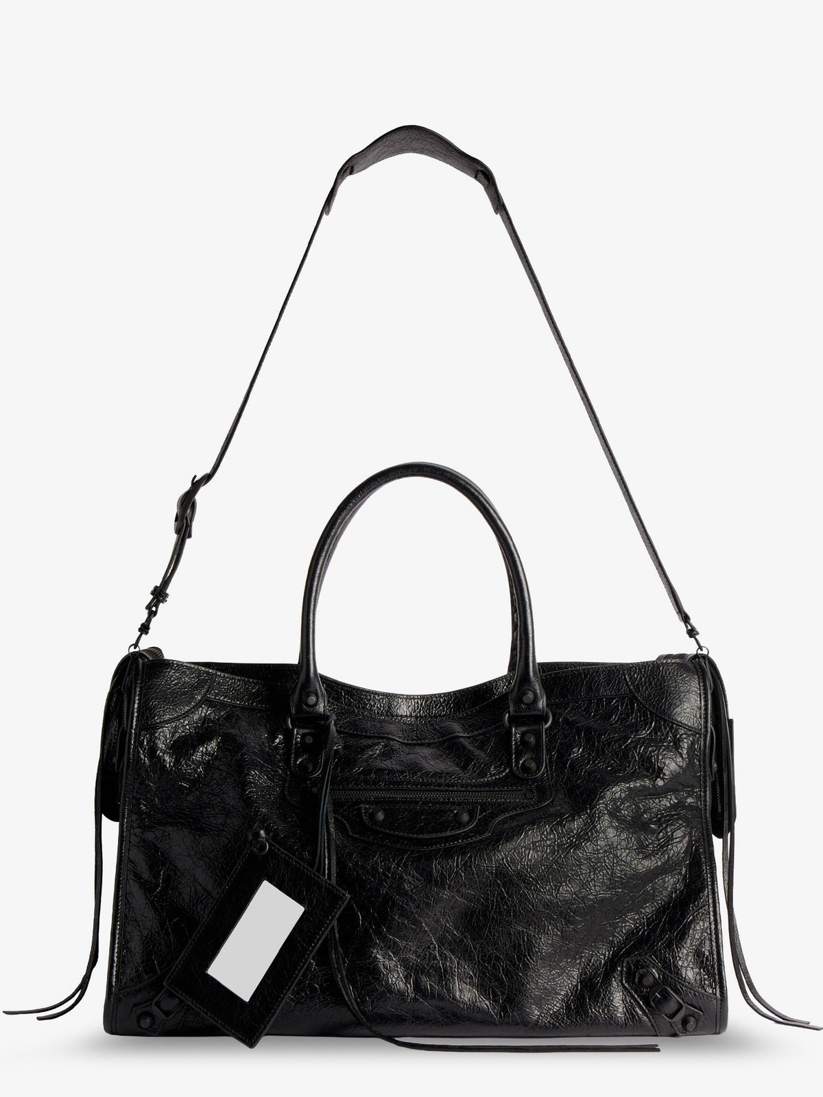 Balenciaga Le City Bag L leather handbag - Black