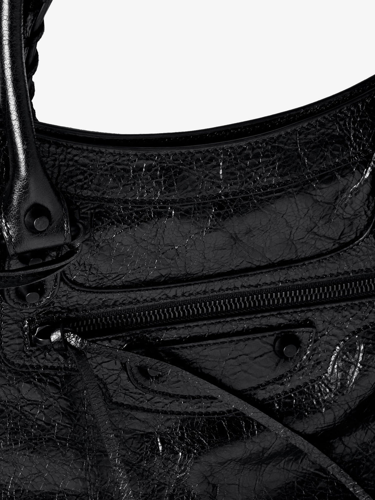 Balenciaga Le City Bag L leather handbag - Black