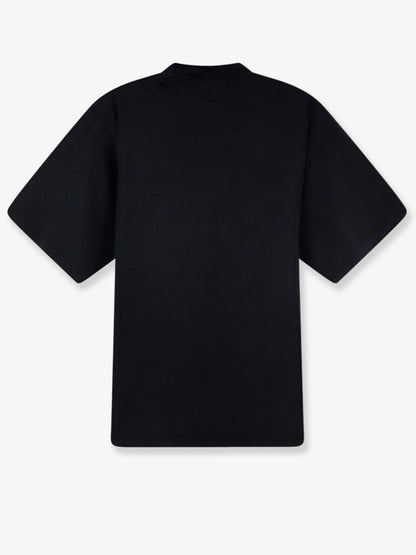 BALENCIAGA - Cotton T-shirt with front logo print