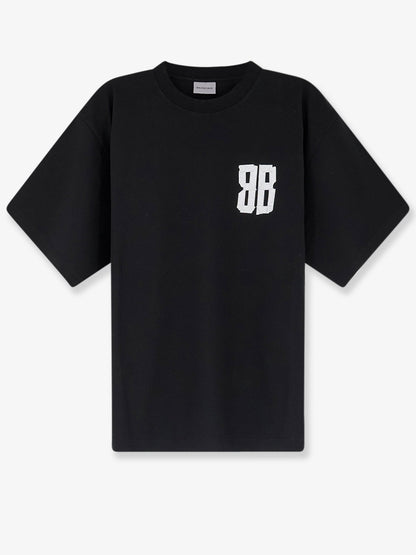Balenciaga Cotton T-Shirt - Black