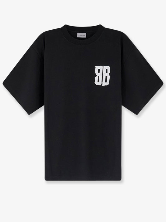 Balenciaga Cotton T-Shirt - Black