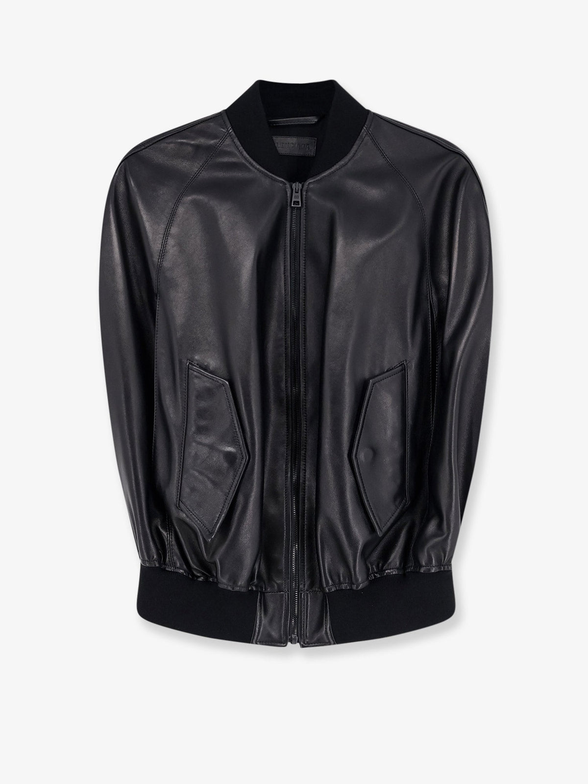 Balenciaga Sleeveless leather jacket - Black