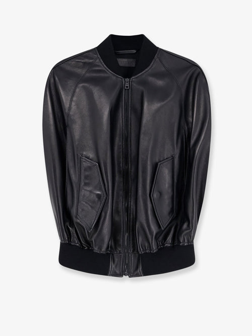 Balenciaga Sleeveless leather jacket - Black