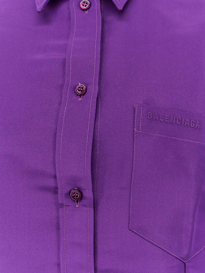 BALENCIAGA - Silk shantung shirt