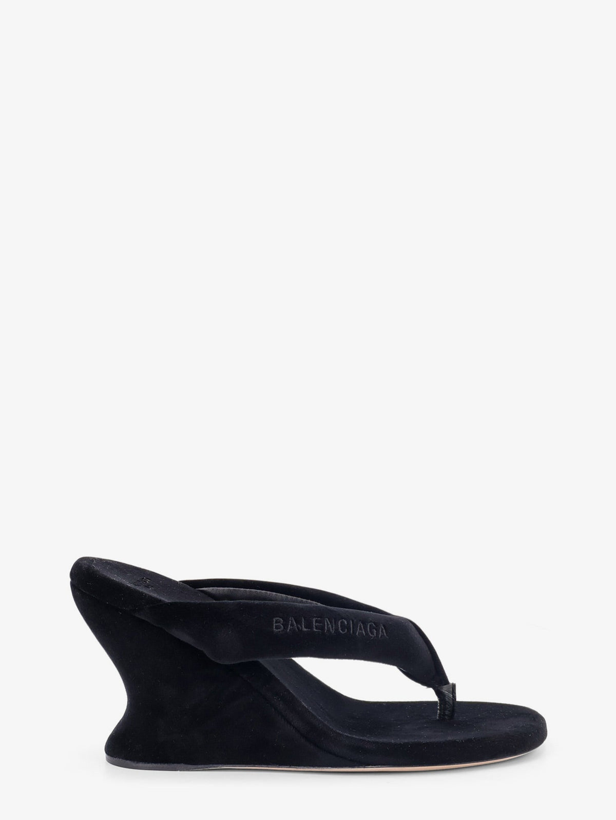 Balenciaga Gaeta velvet sandals - Black