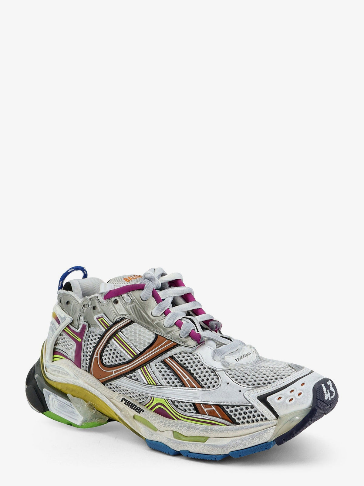 Balenciaga Runner sneakers in mesh and nylon - W/Multicolor