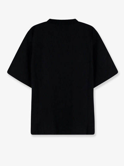Balenciaga Cotton T-shirt with front print - Black