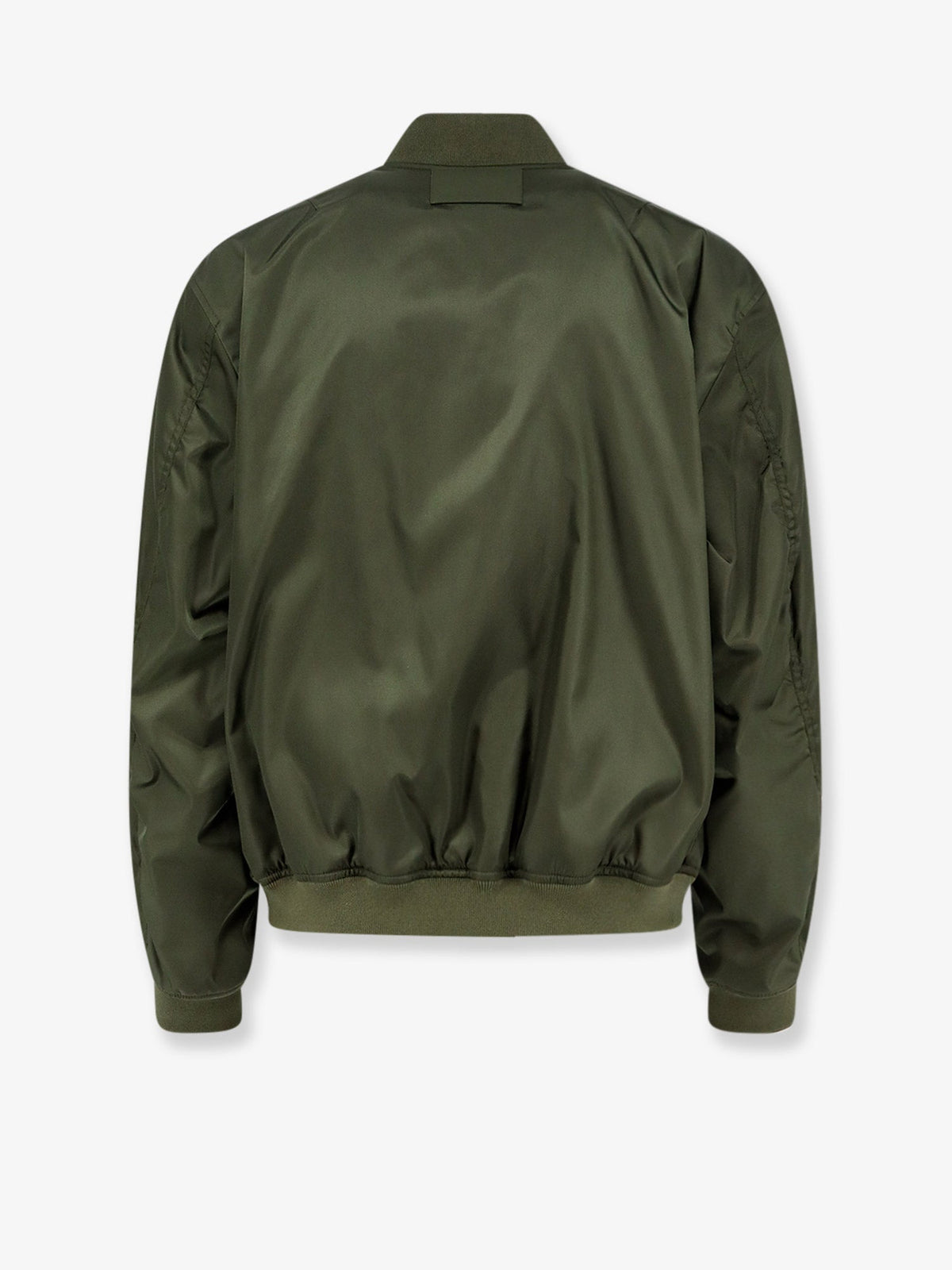 Balenciaga Nylon bomber with orange lining - Khaki