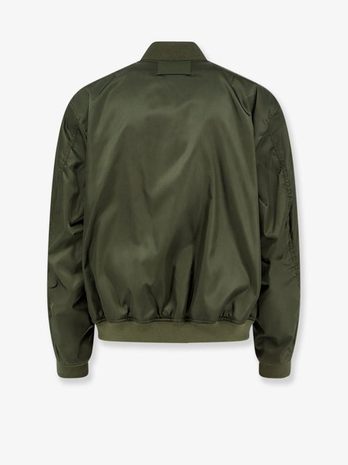 Balenciaga Nylon bomber with orange lining - Khaki