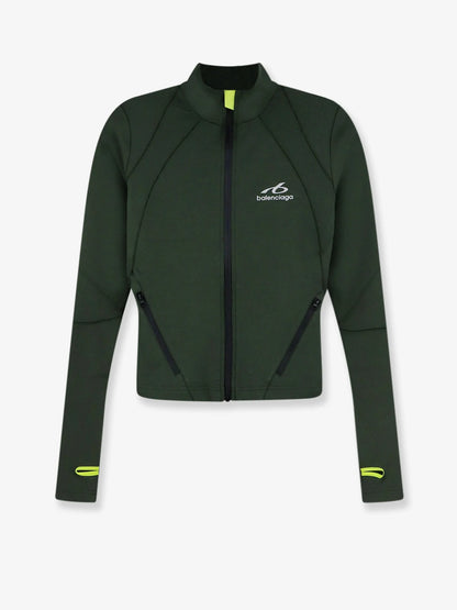 BALENCIAGA - Fitted Zip-Up sweatshirt