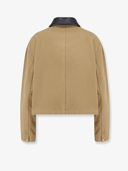 BALENCIAGA - Workwear Cropped Canvas Jacket