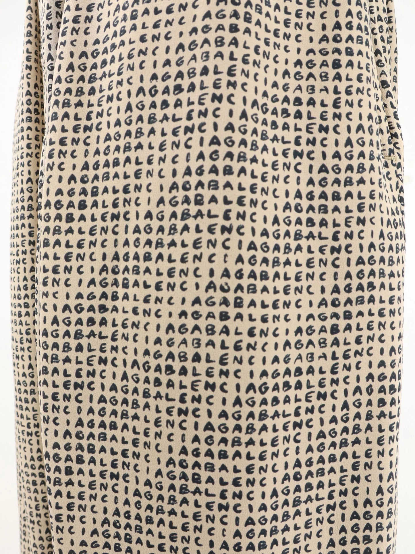 BALENCIAGA - Monogram silk trousers