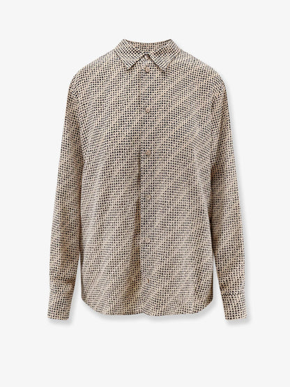 BALENCIAGA - All Over Print Silk Shirt